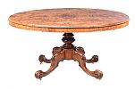 VICTORIAN WALNUT OVAL CENTRE TABLE at Ross's Online Art Auctions