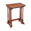 FINE EDWARDIAN INLAID MAHOGANY NEST OF FOUR TABLES at Ross's Online Art Auctions