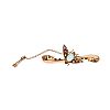 ANTIQUE 9CT GOLD OPAL, PEARL & RUBY INSECT BROOCH at Ross's Online Art Auctions