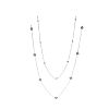 TWO 18CT WHITE GOLD DIAMOND NECKLACES at Ross's Online Art Auctions