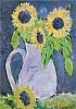 SUNFLOWERS IN A LARGE JUG by Sean Lorinyenko at Ross's Online Art Auctions