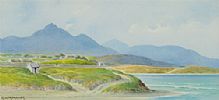 MOURNES NEAR KILKEEL by George W.  Morrison at Ross's Online Art Auctions