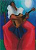 THE GUITAR PLAYER by Katherine Liddy at Ross's Online Art Auctions