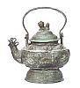 ORIENTAL BRONZED KETTLE at Ross's Online Art Auctions