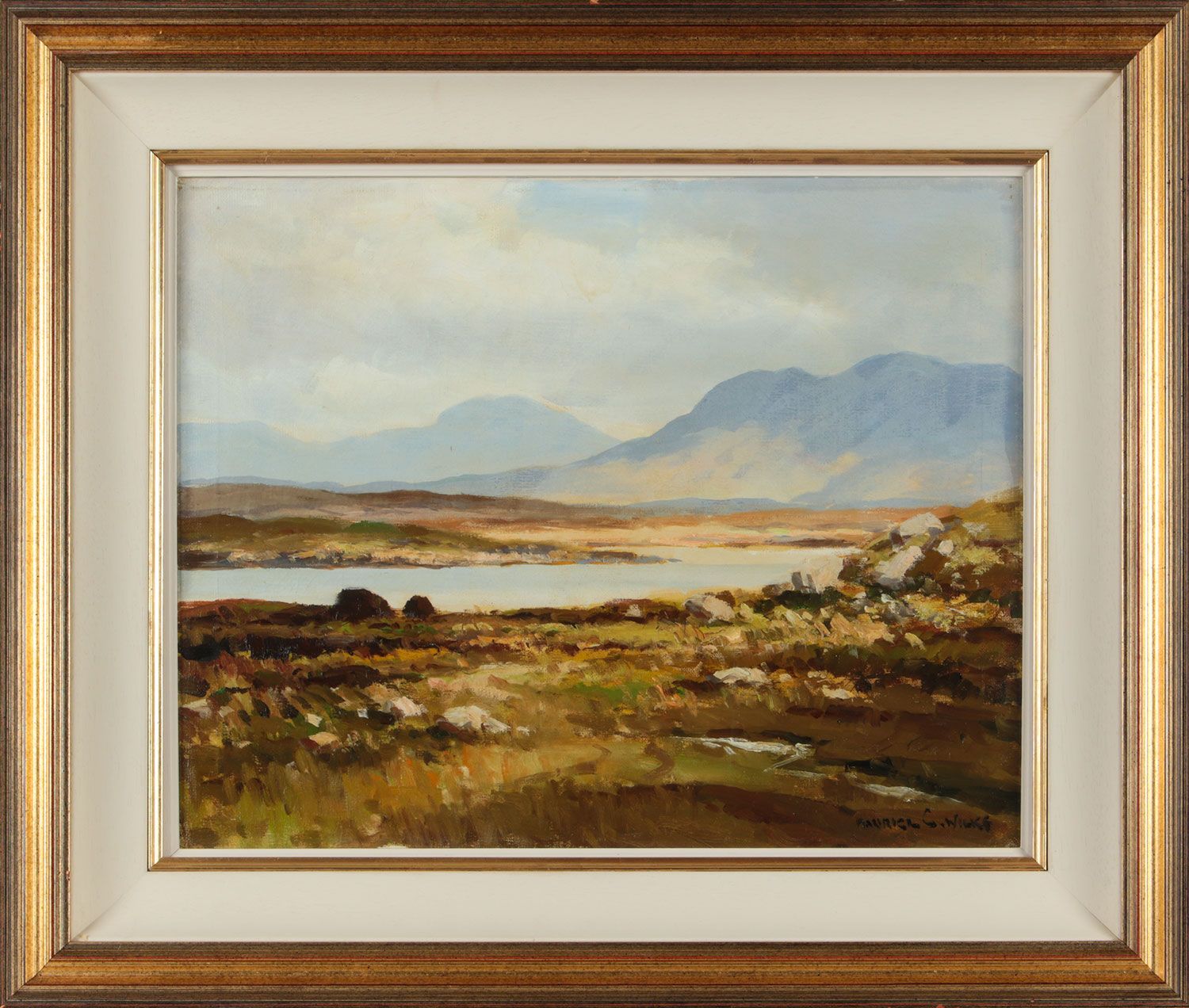 LANDSCAPE, CONNEMARA by Maurice Canning  Wilks ARHA RUA at Ross's Online Art Auctions