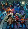 STREET MUSIC by George Callaghan at Ross's Online Art Auctions