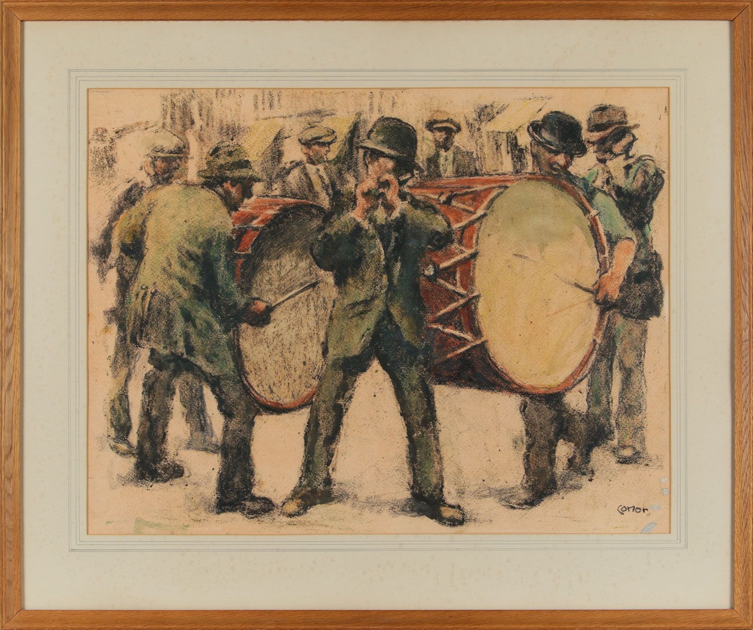 THE LAMBEGS by William Conor RHA RUA at Ross's Online Art Auctions