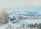 THE FIRST SNOW OF WINTER NEAR DROMARA by William Cunningham at Ross's Online Art Auctions