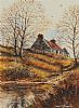 OLD COTTAGE, NEAR THE SPERRIN MOUNTAINS by John S. Haggan at Ross's Online Art Auctions