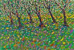 APPLE TREE ORCHARD BLOSSOM by Paul Stephens at Ross's Online Art Auctions