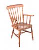 ELM SPINDLE BACK COUNTRY KITCHEN CHAIR at Ross's Online Art Auctions