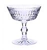 SET OF FIVE WATERFORD CRYSTAL CHAMPAGNE SAUCERS at Ross's Online Art Auctions