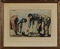 POTATO GATHERING by William Conor RHA RUA at Ross's Online Art Auctions