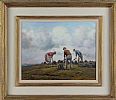 READY FOR DRYING, COUNTY ANTRIM by Charles McAuley at Ross's Online Art Auctions