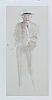 STANDING PORTRAIT OF SEAMUS HEANEY by Neil Shawcross RHA RUA at Ross's Online Art Auctions
