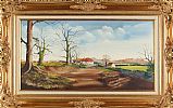 COUNTY DOWN FARMHOUSE by Robert B. Higgins at Ross's Online Art Auctions