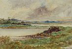 AT THE EDGE OF THE LOUGH by Malcolm Grey at Ross's Online Art Auctions