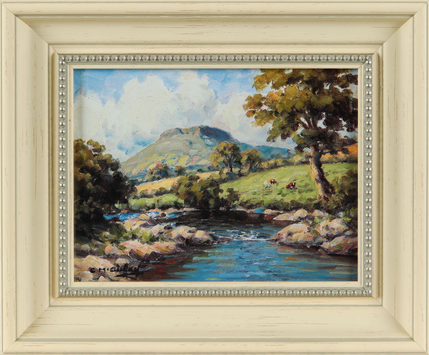 THE RIVER DAL by Charles McAuley at Ross's Online Art Auctions