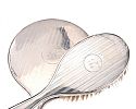 TWO PIECE SILVER BRUSH SET at Ross's Online Art Auctions