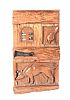 VINTAGE CARVED WOODEN DOOR PANEL at Ross's Online Art Auctions