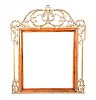 LARGE CAST IRON WALL MIRROR at Ross's Online Art Auctions