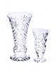 TWO CUT GLASS VASES at Ross's Online Art Auctions