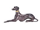 BRONZED FIGURE GREYHOUND at Ross's Online Art Auctions