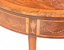 GEORGIAN INLAID MAHOGANY TURN OVER LEAF CARD TABLE at Ross's Online Art Auctions