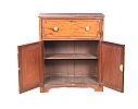 GEORGIAN MAHOGANY SIDE CABINET at Ross's Online Art Auctions