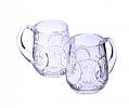 TWO WATERFORD CRYSTAL TANKARDS at Ross's Online Art Auctions