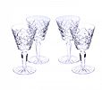 FOUR WATERFORD CRYSTAL SHERRY GLASSES at Ross's Online Art Auctions