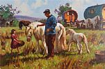 TRAVELLER'S REST by Donal McNaughton at Ross's Online Art Auctions
