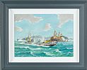 GERMAN U BOAT by Charles Gorbing King at Ross's Online Art Auctions
