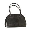 MULBERRY BLACK LEATHER HANDBAG at Ross's Online Art Auctions