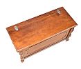 VINTAGE MAHOGANY OTTOMAN BOX at Ross's Online Art Auctions