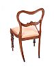 FINE SET OF TEN VICTORIAN SADDLEBACK MAHOGANY DINING ROOM CHAIRS at Ross's Online Art Auctions