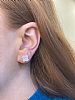 18CT WHITE GOLD DIAMOND EARRINGS at Ross's Online Art Auctions