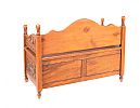 CARVED MAHOGANY HALL BENCH at Ross's Online Art Auctions
