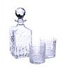 BOXED TYRONE CRYSTAL WHISKEY DECANTER & SIX TUMBLERS at Ross's Online Art Auctions