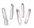 FIVE SILVER BLADE FRUIT KNIVES at Ross's Online Art Auctions