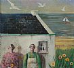 THE SEASIDE COTTAGE by Elizabeth Taggart at Ross's Online Art Auctions