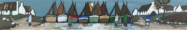 THE HARBOUR by Irish School at Ross's Online Art Auctions