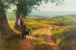 THE HILL SHEPHERD by Tony Shead at Ross's Online Art Auctions