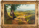 THE HILL SHEPHERD by Tony Shead at Ross's Online Art Auctions