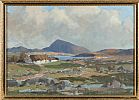 DONEGAL COTTAGES by Rowland Hill RUA at Ross's Online Art Auctions