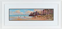 ON THE BEACH AT DOWNHILL by William Cunningham at Ross's Online Art Auctions