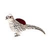 STERLING SILVER PHEASANT PIN CUSHION at Ross's Online Art Auctions