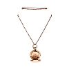 9CT ROSE GOLD SOVEREIGN CASE & CHAIN at Ross's Online Art Auctions