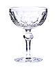SET OF SIX WATERFORD CRYSTAL CHAMPAGNE SAUCERS at Ross's Online Art Auctions