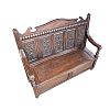 VICTORIAN MONK'S BENCH at Ross's Online Art Auctions